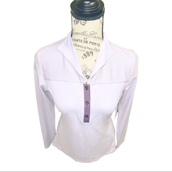 Lija Style Keen Athletic Polo in Purple - Picture 2 of 8